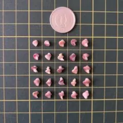 小さな貝殻　厳選ぐるぐる　極小B　ピンク　紫　天然素材　ハンドメイド　アート