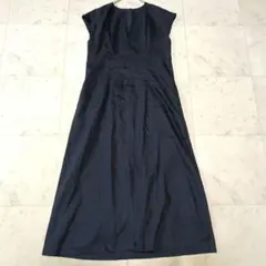 Maker's Shirt鎌倉 リネン混 フレンチスリーブ ロングワンピースのサムネイル