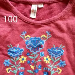 samansa MOS2 Lagom 100 女の子　ワンピース　花