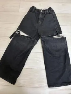 P ink hunt サイズxs 2way デニムパンツ