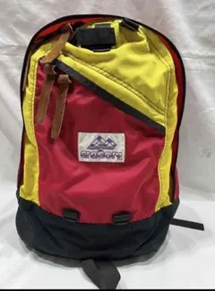 90年製　美品　グレゴリー　GREGORY 紫タグ　デイパック　赤×黄のサムネイル
