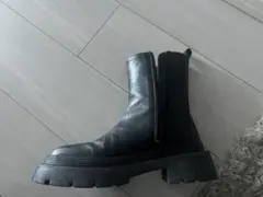 ATELIER BRUGGE アトリエブルージュ レザーサイドゴアブーツ　S