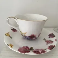 Francfranc 花柄 カップ＆ソーサー