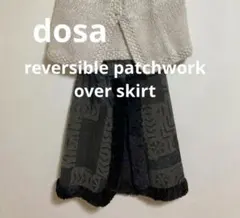 dosa リバーシブル オーバースカート トラベラーズ名作 希少アーカイブ