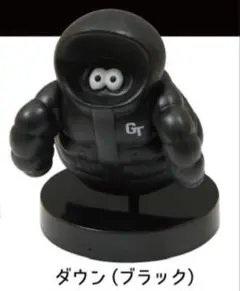 Qualia ゴースティー スタンドフィギュア4 ダウン ブラック ガチャ