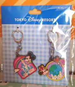 定価以下　ディズニーリゾート　キーチェーン 2個　ミッキー　ミニー