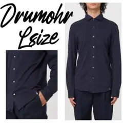 【定価5.1万】DRUMOHR ドルモア シャツ L ネイビー 795のサムネイル