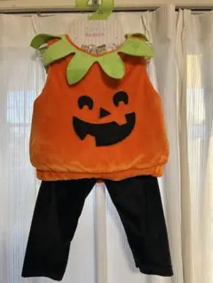 かぼちゃデザイン コスチューム 9-18ヶ月