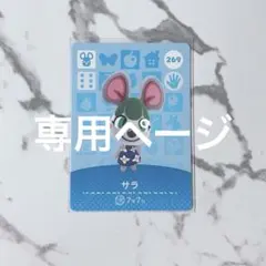 《匿名配送》ひなた。⁠◕⁠‿⁠◕⁠。様　専用ページ　amiiboカード　あつ森