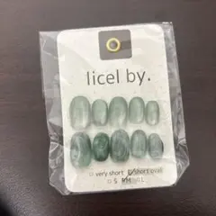 ハンドメイド　ネイルチップ short oval m