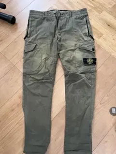 STONE ISLAND カーゴパンツ オリーブ色 - メルカリ