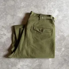 セール‼️50s ミリタリーパンツ カーキ S ウール 極太 タロン ヴィンテージのサムネイル
