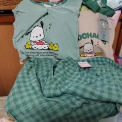 しまむら限定 ポチャッコ 半袖Tシャツと半ズボンウェア LLサイズ３点セットのサムネイル