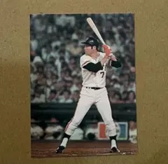 カルビープロ野球カード 1977年 GOGOシリーズ 柴田勲 読売ジャイアンツ