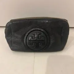 Tory Burch 黒レザーポーチ