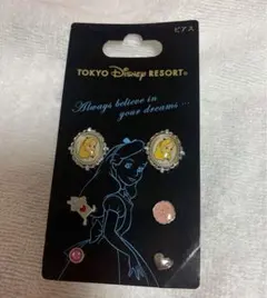 新品　ディズニー　ピアス　アリス