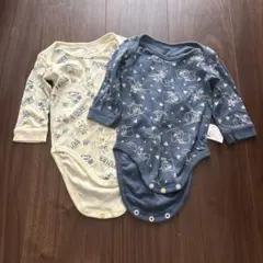 UNIQLO BABY ダンボ 長袖ボディスーツ 70cm 2枚セット
