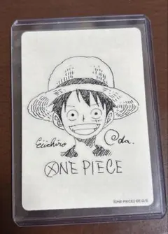PSA10 鑑定向け(未鑑定・素体) ルフィ 尾田先生描き下ろしイラスト
