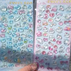 送料込み ぷくぷくシール　ボンボンドロップシール