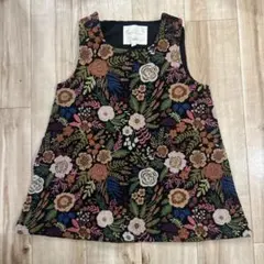 Bonjour ゴブラン織りジャンバースカート