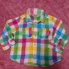 ミキハウス☆80㎝ チェックシャツ
