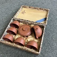 は*ま様 中国茶器　紫砂　急須、お湯呑みセット