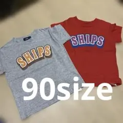 SHIPS グレー Tシャツ XS 90サイズ　２歳のサムネイル