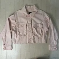 アバクロ　Abercrombie & Fitch ピンク クロップドジャケット