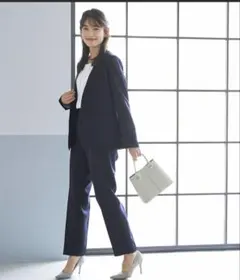 coca セレモニースーツ L ネイビー 上下セット 卒業式 入学式 美品