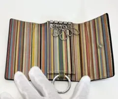 Paul Smith マルチインサイド 本革4連キーケース