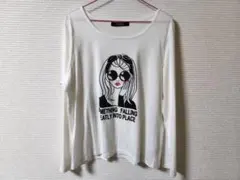 長袖Tシャツ ロンT ガールズプリント 5L