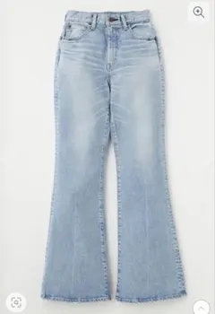 【新品・未使用品】MOUSSY MVS L.BLU フレア　22 週末セール