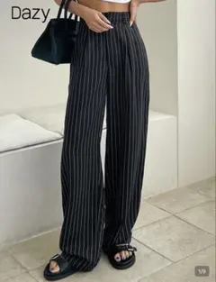 SHEIN ストライプパンツ
