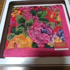 M*o様 ケンゾー　KENZO　ハンカチ　花柄　シール付
