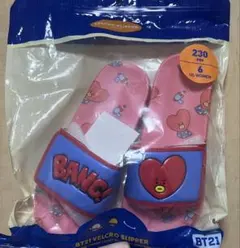 BTS BT21 TATA ベルクロスリッパ 230mmのサムネイル
