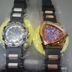 腕時計 2本セット クロノグラフ風