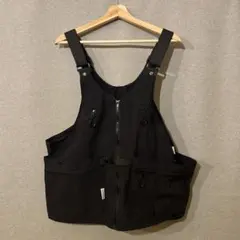 【2wayベスト バッグ】アウトドア ユーティリティ ナイロン エプロンベスト