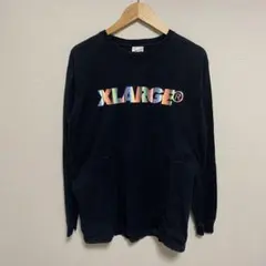 【L495】 XLARGE ロンT サイズL ブラック