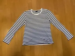 marimekkoマリメッコ　ボーダー 長袖 カットソーのサムネイル