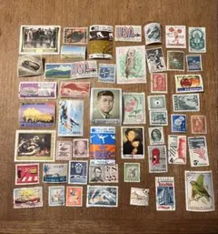 世界　日本　未使用・使用済混合切手50枚セット④