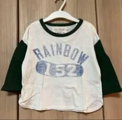 ゴートゥーハリウッド シルク混 七分袖 カットソー RAINBOW 152