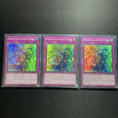 遊戯王 EU版 1st 聖邪のステンドグラス SR 3枚