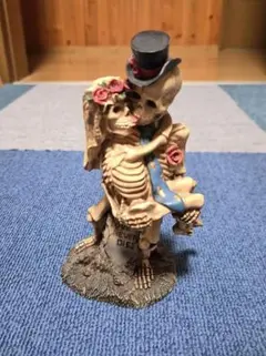 カップルの骸骨フィギュア