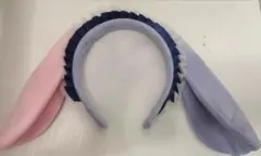 ウサギの耳カチューシャ（ピンク・ネイビー・薄紫）