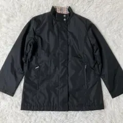 【極美品】バーバリーゴルフ ノバチェック 洗濯 ジャケット ブラック M