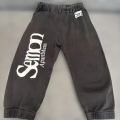 Semon ロゴスウェットパンツ　S セモン