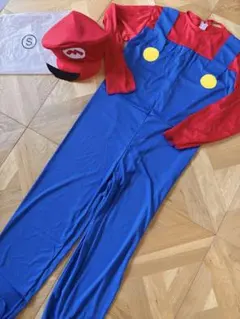 マリオ風 コスプレ　Sサイズ 大人用　ハロウィン　クリスマス　イベント　仮装