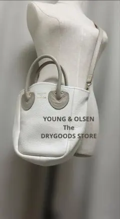 YOUNG&OLSEN 別注 2way ミニトート ショルダーバッグ バイカラーのサムネイル