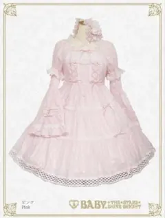 はわせドールワンピース ヘッドドレス セット ピンク - メルカリ