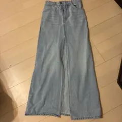 BONJOUR SAGAN スリットデニムスカート ライトブルーのサムネイル